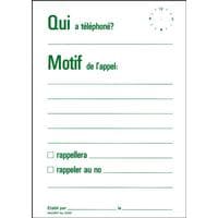 Favorit Bloc de messages téléphoniques Communication A6, français, 60 feuilles