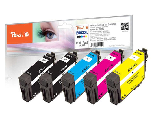 Peach Encre Epson 603XL (T03A6) 2x BK, C, M, Y