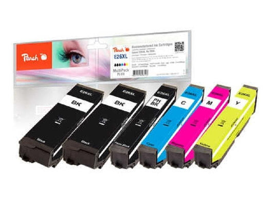 Peach Encre Epson No 26XL Multi+ 2x BK, C, M, Y