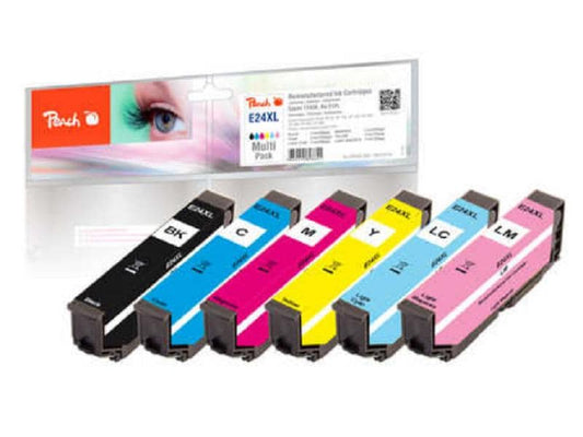 Peach Encre Epson T2438, No 24XL Multi BK, 2x C, 2x M, Y