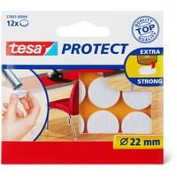 tesa Echelle de pied de chaise Protect Ø 22 mm 12 pièces, Blanc