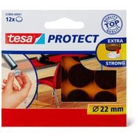 tesa Echelle de pied de chaise Protect Ø 22 mm 12 pièces, Brun
