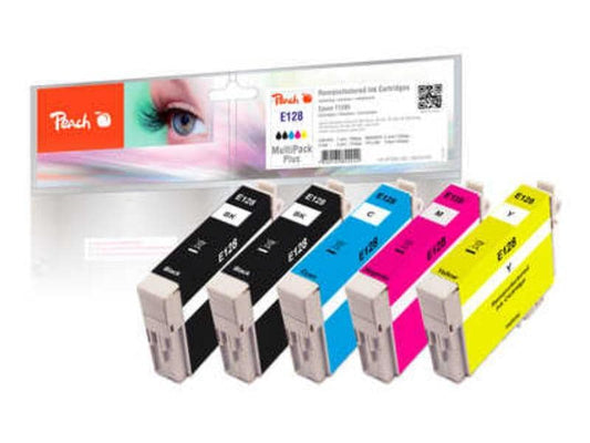Peach Encre Epson T1285 2x BK, 1x C, 1x M, 1x Y