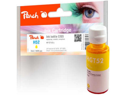 Peach Encre HP CT52, M0H56AE Yellow