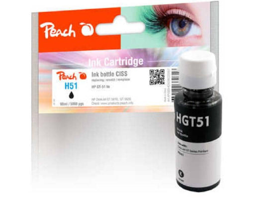 Peach Encre HP GT51, M0H57AE noir
