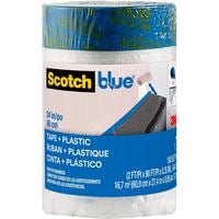 3M Dérouleur ScotchBlue Rouleau de recharge 600 mm x 27.4 m, Clair