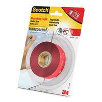 3M Ruban adhésif double-face Transparent 19 mm x 5 m