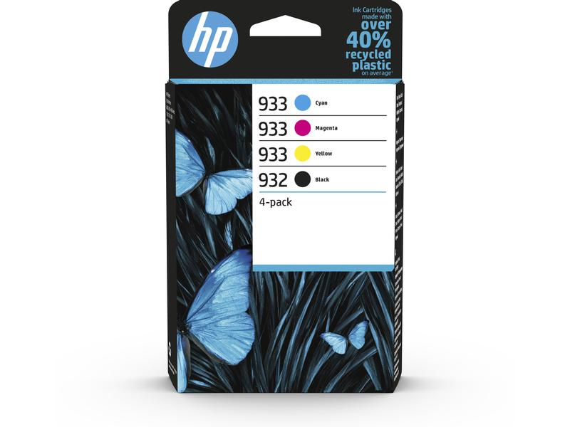 HP Combo Pack No. 932 + 933 (Encre 6ZC71AE) C/M/Y/BK