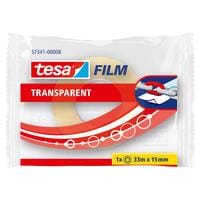 tesa Ruban adhésif 15 mm x 33 m, 1 rouleau Transparent