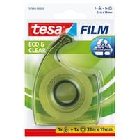 tesa Dérouleur manuel Eco & Clear 19 mm x 33 m, Transparent