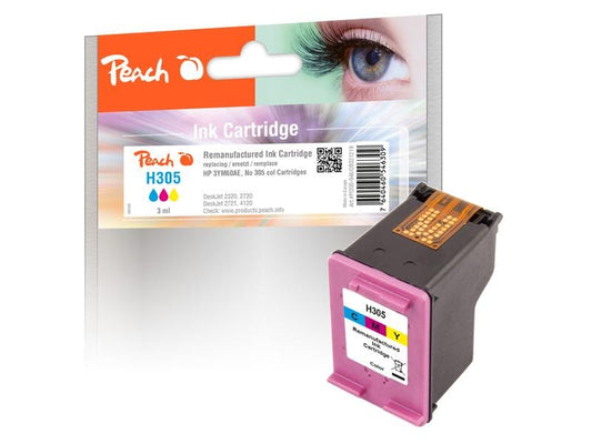 Peach Encre HP Nr. 305 /  3YM60AE Cyan/Magenta/Yellow