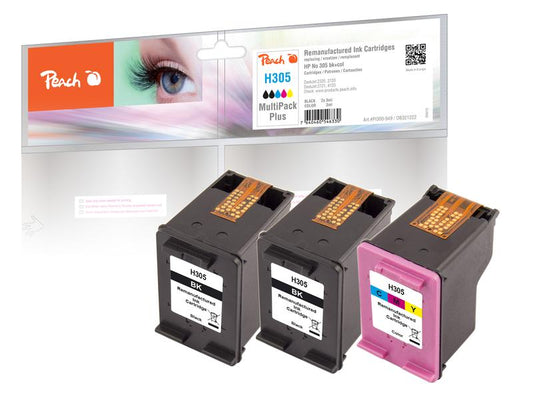 Peach Encre HP Nr. 305 2x Black, 1x Color