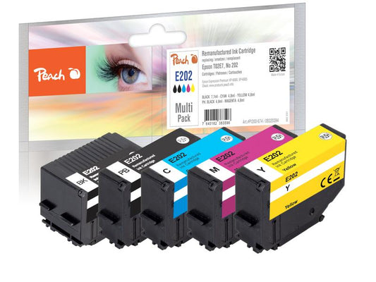 Peach Encre Epson Nr. 202 BK, PHBK, C, M, Y