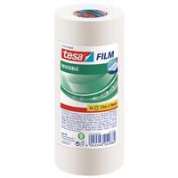 tesa Ruban adhésif invisible 19 mm x 33 m, 6 rouleaux Transparent