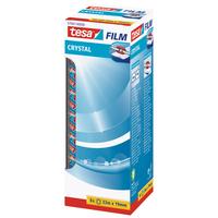tesa Ruban adhésif Crystal 19 mm x 33 m, 8 rouleaux Transparent