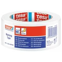 tesa Ruban de marquage Professional 60760, 50 mm x 33 m, Blanc