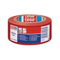 tesa Ruban de marquage Professional 60760, 50 mm x 33 m, Rouge
