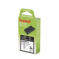 Trodat Tampon de rechange Noir, 2 pièces sous blister