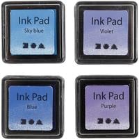 Creativ Company Tampon encreur Ink Pad bleu, violet