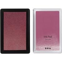 Creativ Company Tampon encreur Pad d'encre, 9 x 6 x 2 cm Rose fonce