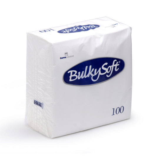 Bulkysoft serviettes - 3 Couches - blanc