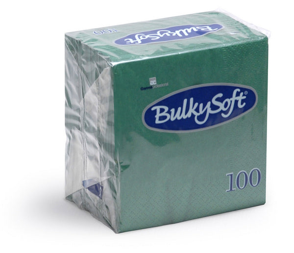 Bulkysoft serviettes - 3 Couches - vert sapin