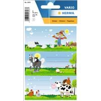 Herma Stickers Étiquettes scolaires Petite ferme