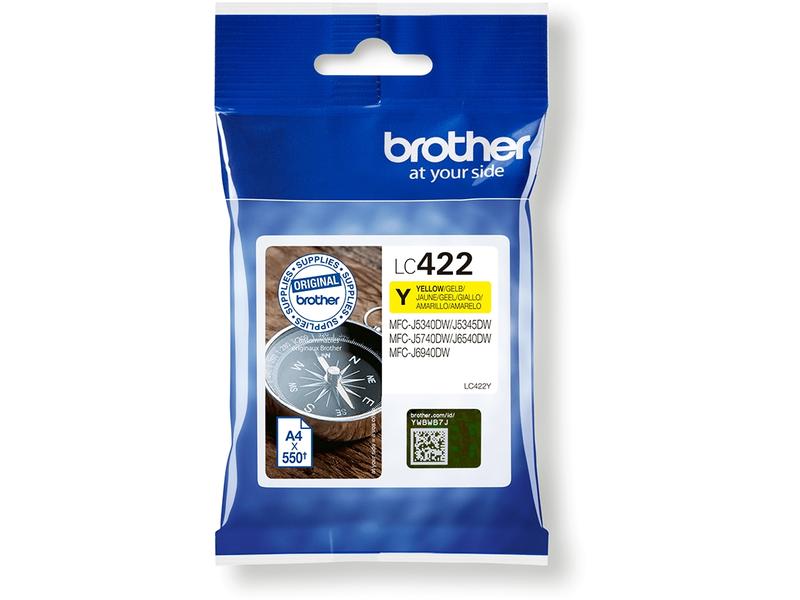 Brother Encre LC-422Y Yellow