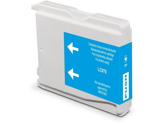 Generic Ink Encre Brother LC970C Cyan