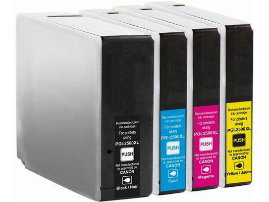 Generic Ink Encre Canon PGI-2500 XL Multipack noir/Cyan/Magenta/Yellow