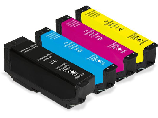 Generic Ink Encre Epson 33 XL Multipack noir/Cyan/Magenta/Yellow