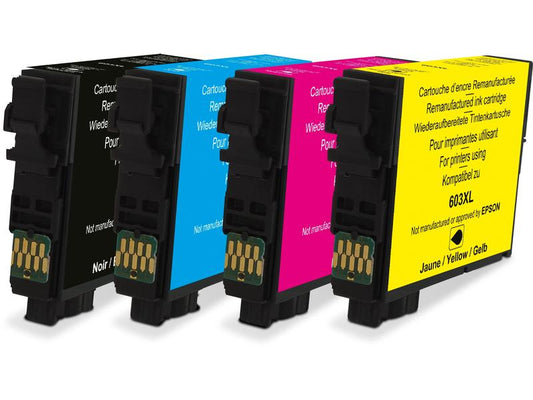Generic Ink Encre Epson 603 XL Multipack noir/Cyan/Magenta/Yellow