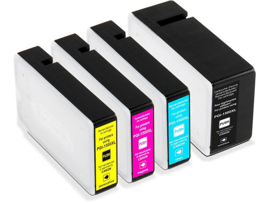 Generic Ink Encre Canon PGI-1500 XL Multipack noir/Cyan/Magenta/Yellow