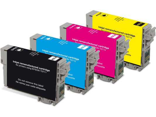 Generic Ink Encre Epson T0711 Multipack noir/Cyan/Magenta/Yellow