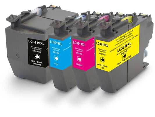 Generic Ink Encre Brother LC3219 XL Multipack noir/Cyan/Magenta/Yellow