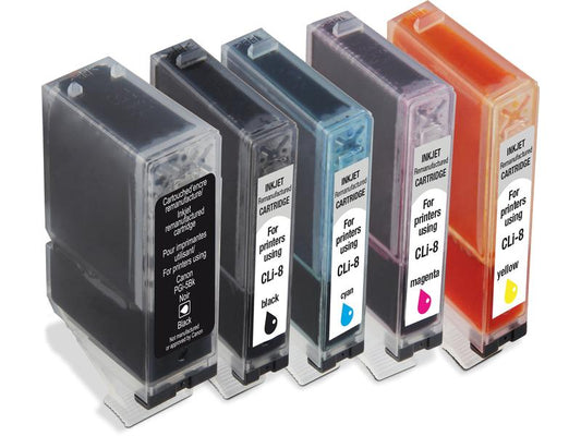 Generic Ink Encre Canon PGI-5 Multipack noir/Cyan/Magenta/Yellow