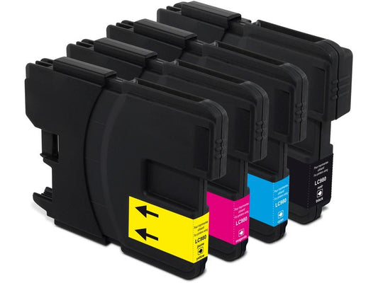 Generic Ink Encre Brother LC980 Multipack noir/Cyan/Magenta/Yellow