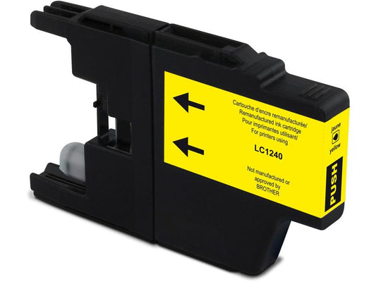 Generic Ink Encre Brother LC1240Y Yellow