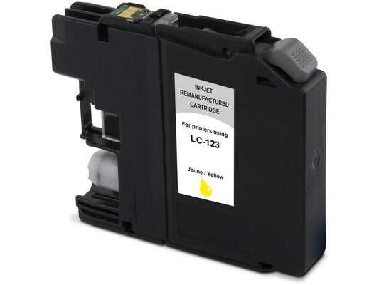 Generic Ink Encre Brother LC123Y Yellow