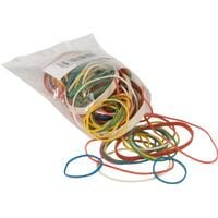 CONNECT Ruban élastique coloré, 75 pièces