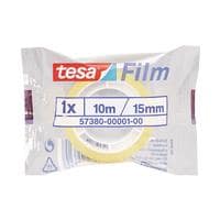 tesa Ruban adhésif Standard 15 mm x 10 m, 1 rouleau Transparent