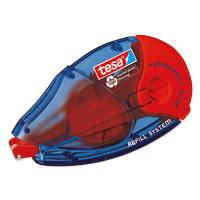 tesa Rouleau de colle ecoLogo 8.4 mm x 14 m, 1 rouleau, Bleu/Rouge