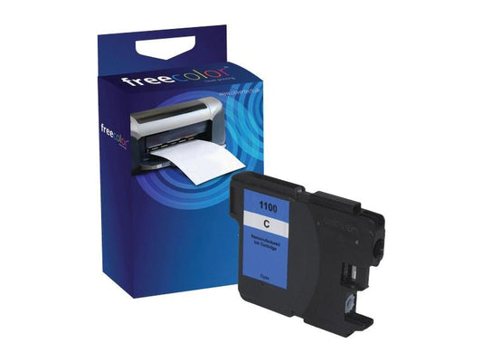 Freecolor Encre Brother LC-1100 Cyan