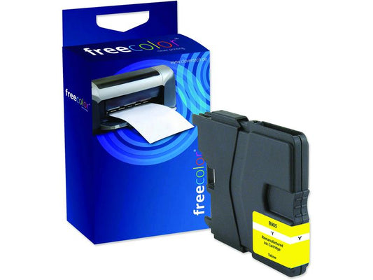 Freecolor Encre Brother LC-985 Yellow