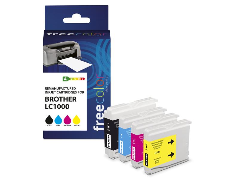 Freecolor Encre Brother LC-1000 Multipack Color