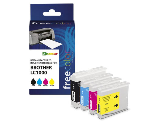 Freecolor Encre Brother LC-1000 Multipack Color