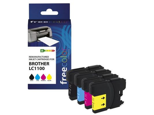 Freecolor Encre Brother LC-1100 Multipack Color