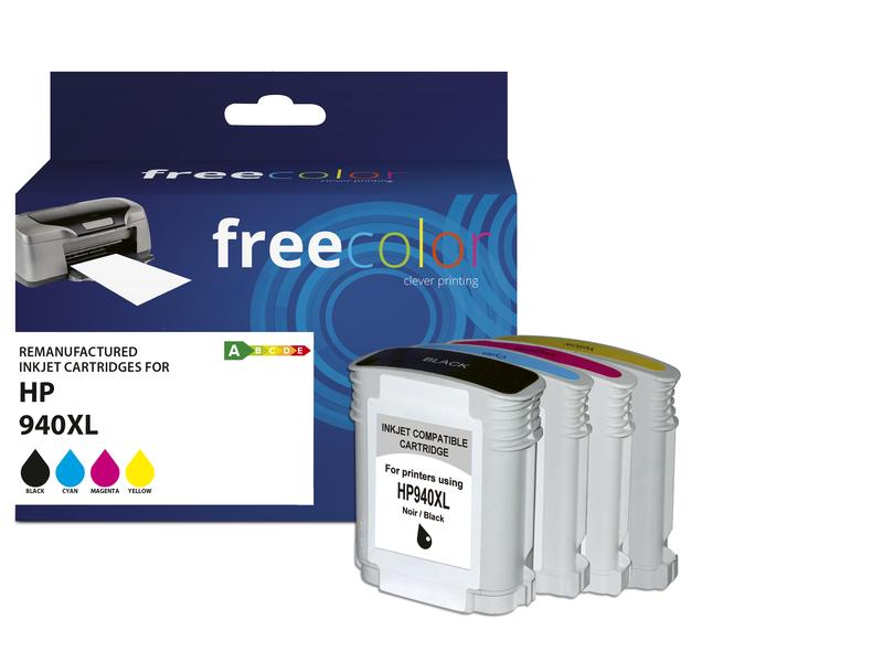 Freecolor Encre HP No. 940 XL Multipack Color