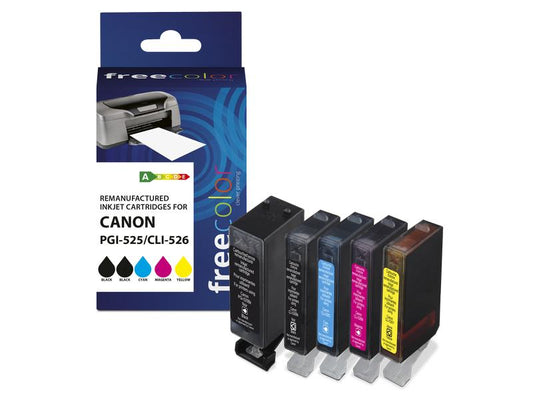 Freecolor Encre Canon PGI-525 / CLI-526 Multipack Color