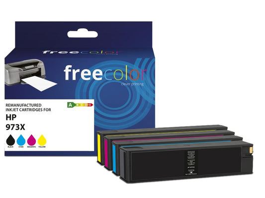 Freecolor Encre HP No. 973X Multipack Color